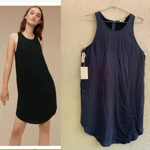 Wilfred Aritzia NWT Blue A Line Sleeveless Dress Size Medium